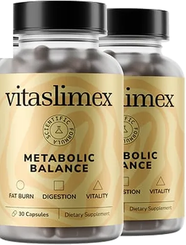Vitaslimex Capsules 60 päivän pakkaus — kaksi purkkia